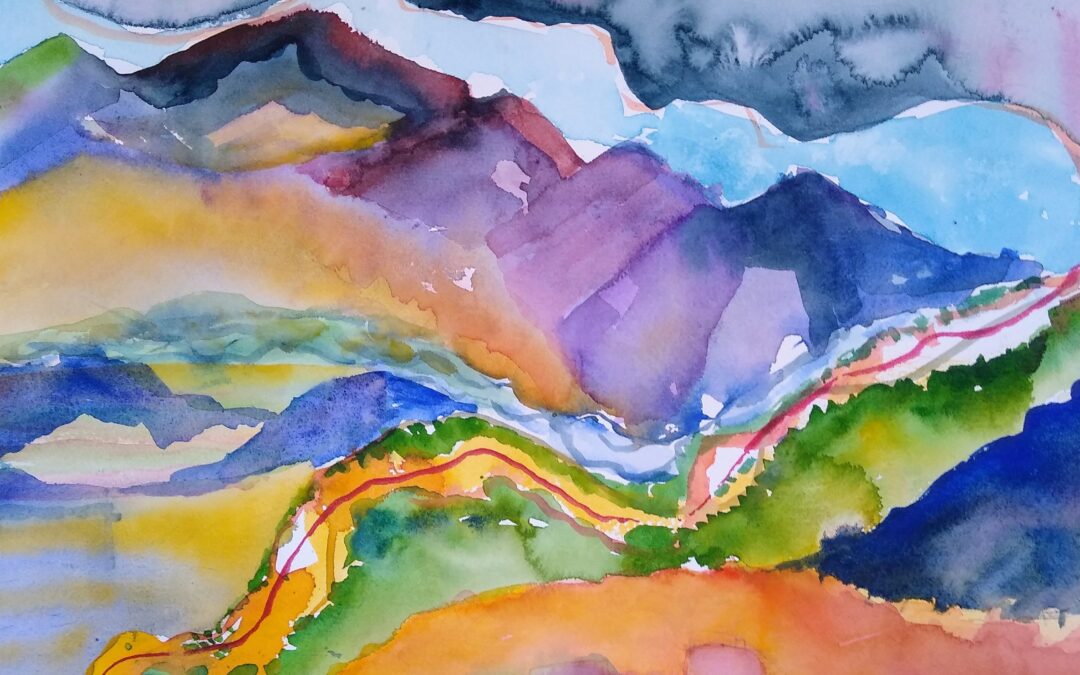 Loose and Free Landscape in Watercolor w/ Sandra Schroeder